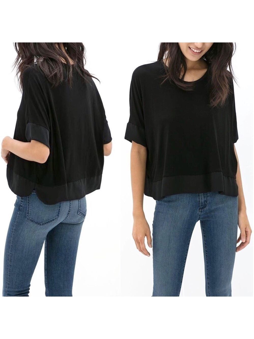 Zara Combined Hem Top